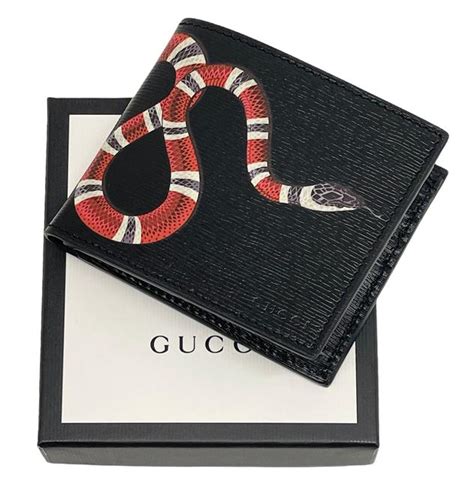 snake print gucci|authentic gucci snake wallet.